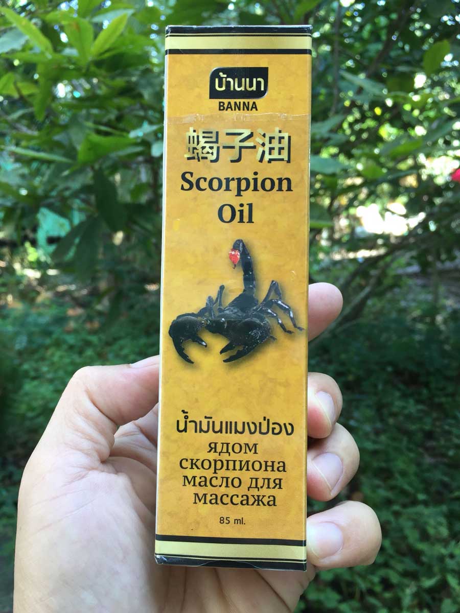 Chai xịt xoa bóp Bò Cạp (Scorpion) 85ml Thái Lan