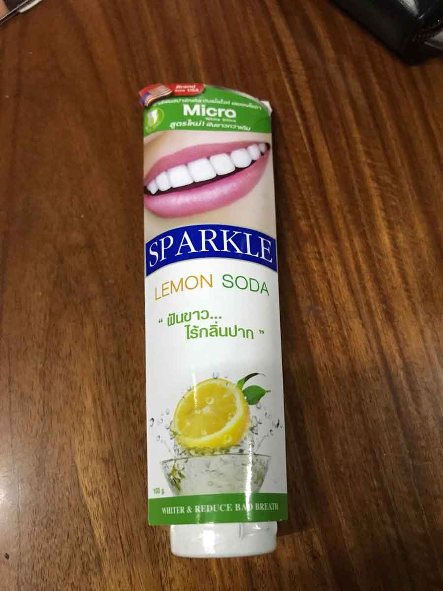 Kem đánh răng Sparkle Lemon Soda Thái Lan